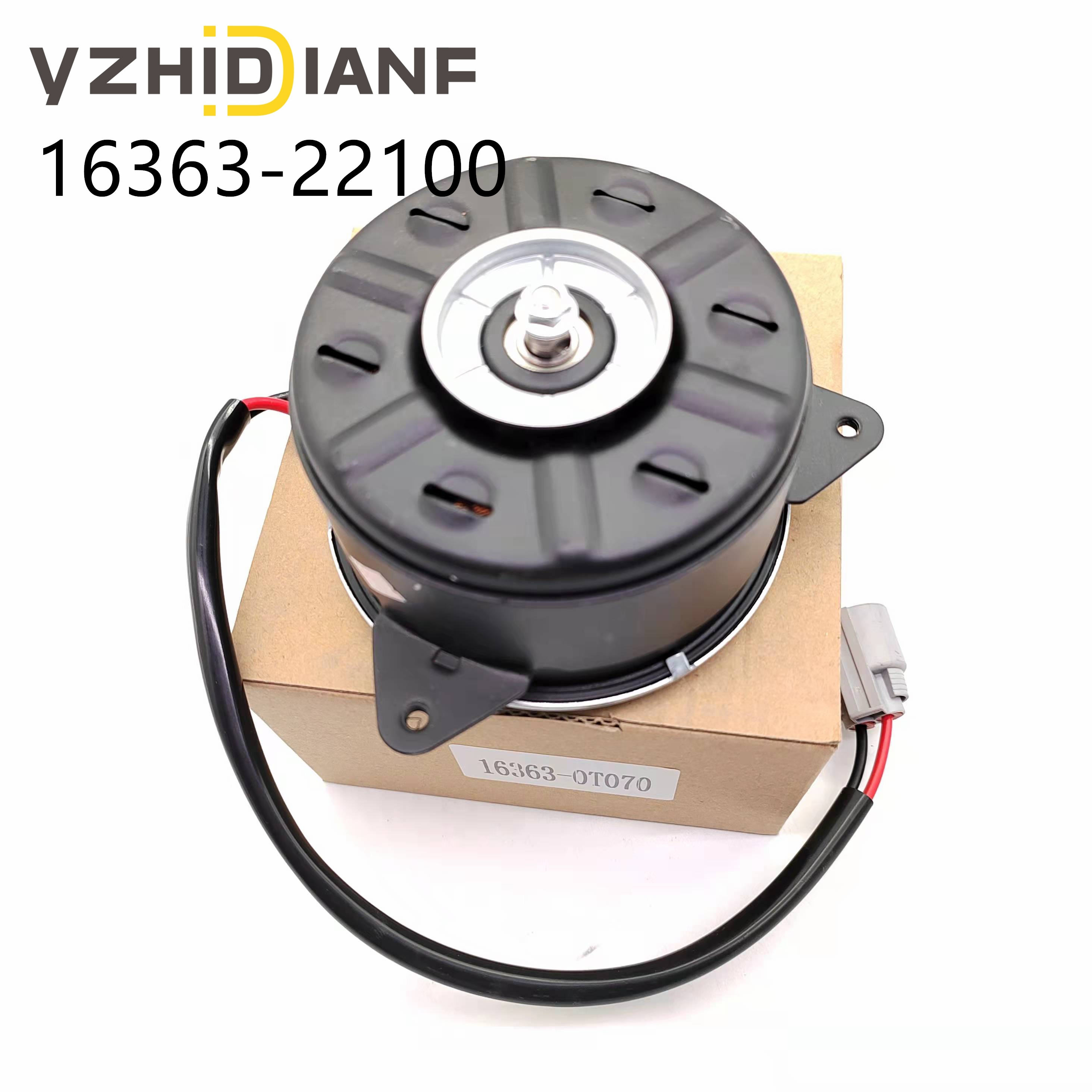 Wholesale Auto Cooling System Radiator Fan Motor 16363-22100 168000-2560 For 2014-2018 Toyota Corolla SE LE