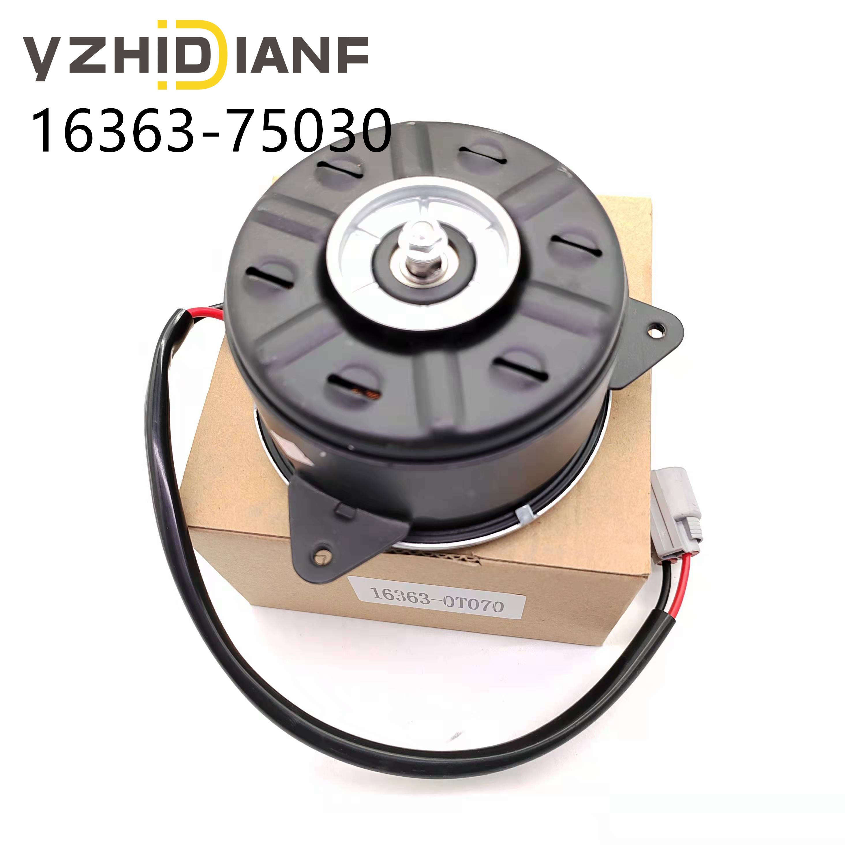 Factory Direct Auto Engine Cooling System Radiator Fan Motor 16363-75030 168000-4812 For Lexus Rx350 Rx450H 3.5L